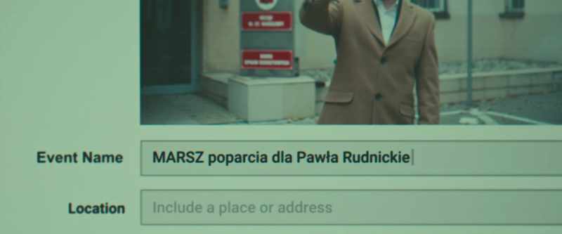 [March in support of Pawel Rudnicki!]