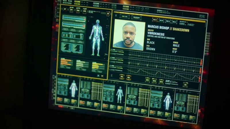 Marcus Bishop. He can control and emit vibrations