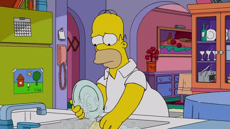 Marge was always here......to dry and put away