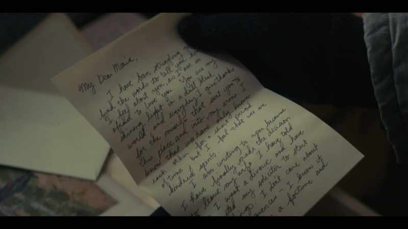'Maria, you are my shining light in a dull, black world.'