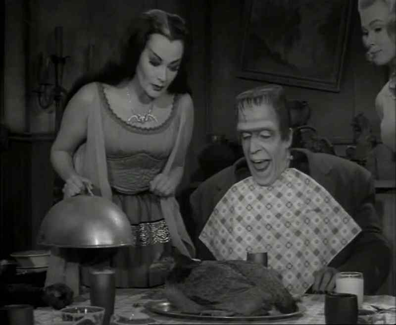 Marilyn, take the chicken back to the kitchen