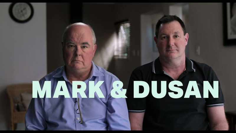 Mark and Dusan would always, always dive together