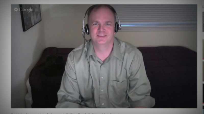 MARK: We started talking on Skype
