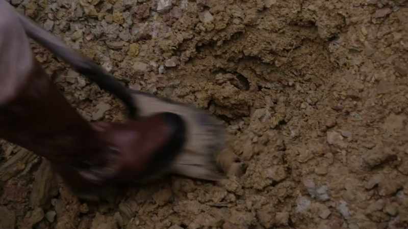 MARTY: No, it's hard digging. It's very like Oak Island