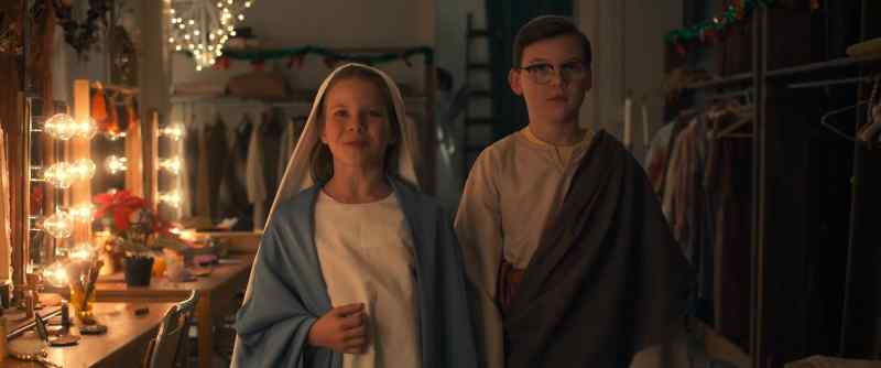 Mary and Joseph are dressed and ready to go