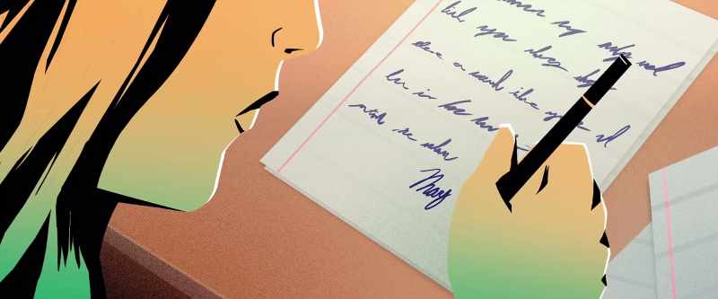 Mary wrote Ben many times