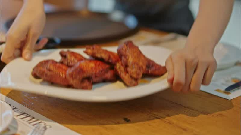 맛있게 드세요 예 어?