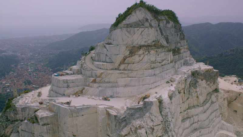 MASSIMINO: Bright white marble in Italy, you can see that