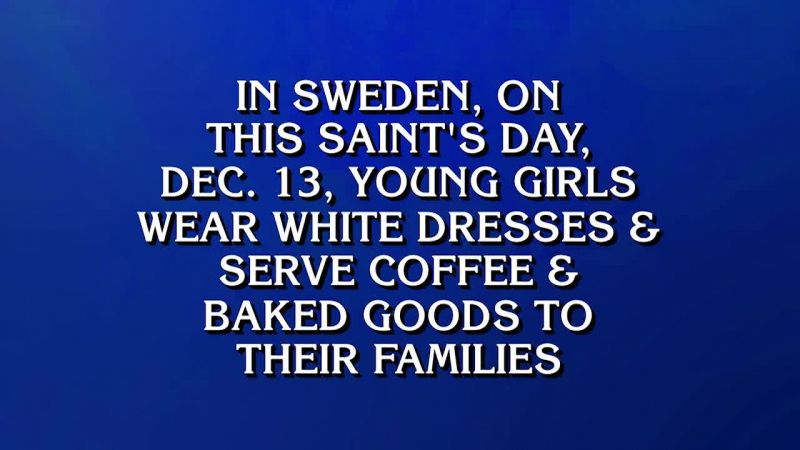 Mattea. - Who's Saint Lucia?