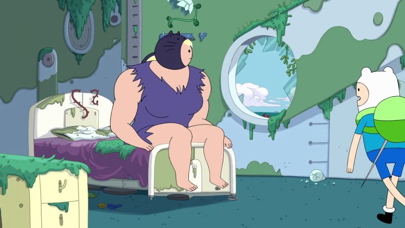 [ Mattress creaks ]