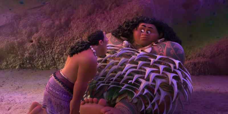 [Maui] Hey! - [all grunting]