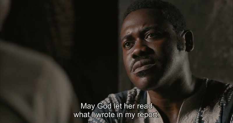 May God let her read what I wrote in my report