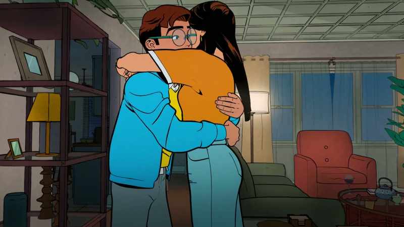 [May squealing in joy] - [Peter chuckles]
