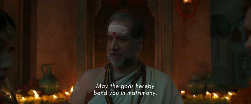 May the gods hereby bond you in matrimony
