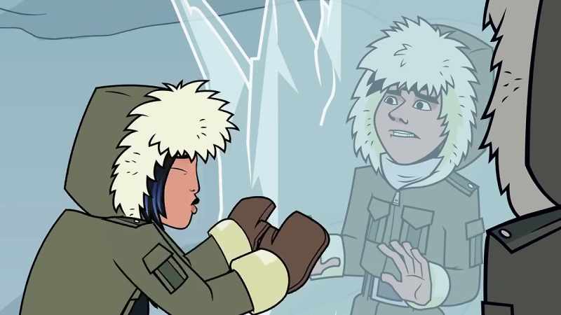 Maybe he's in a cryogenic state