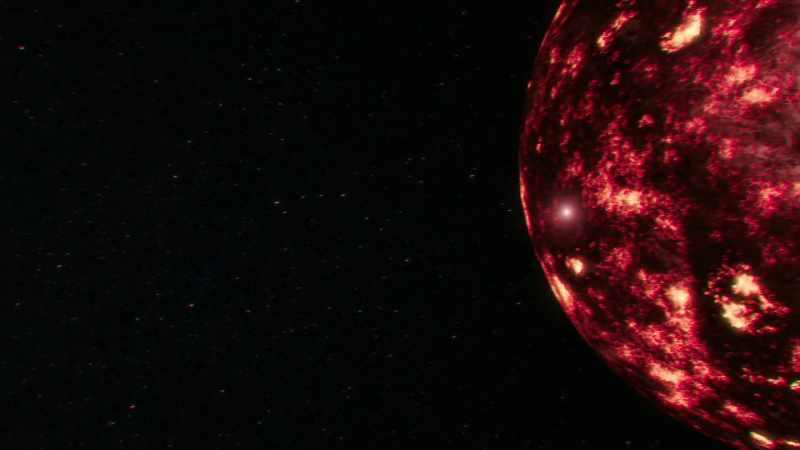 Maybe it rode the explosive wave of a supernova