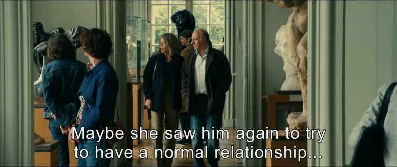Maybe she saw him again to try to have a normal relationship