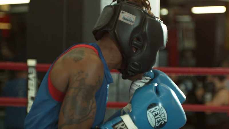 Maybe the boxer has a memory of being punched before