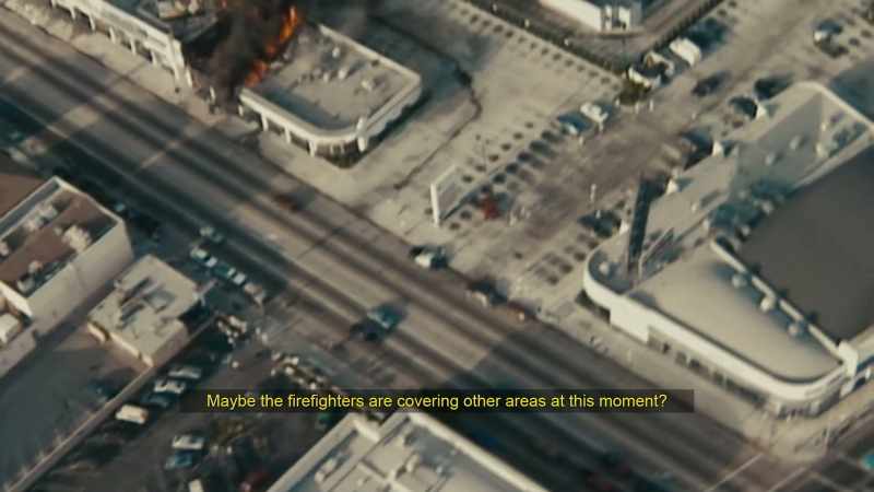 MAYBE THE FIREFIGHTERS ARE COVERING OTHER AREAS