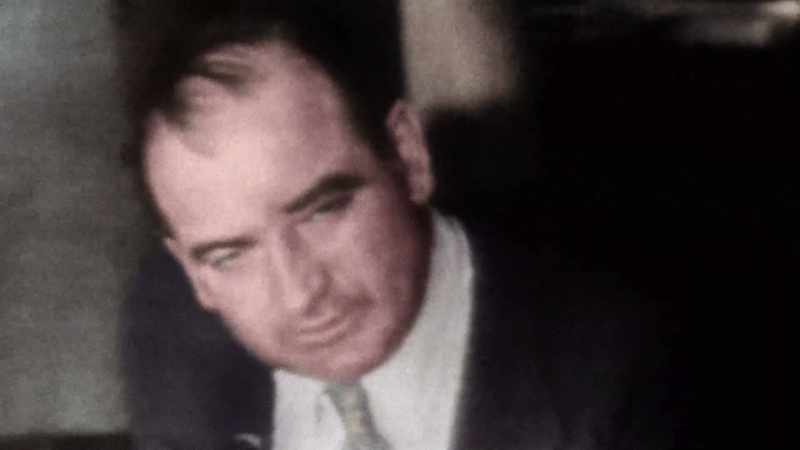 McCarthy: HE RUNS AWAY. HE WON'T ANSWER THE QUESTION
