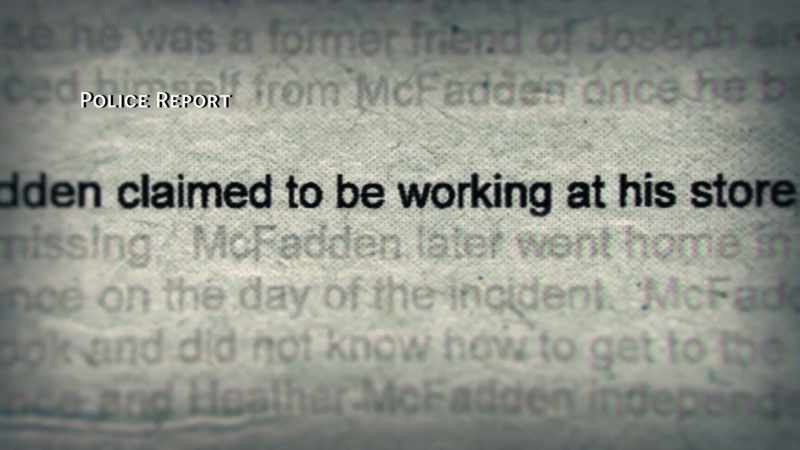 McFadden claimed to be working at the store