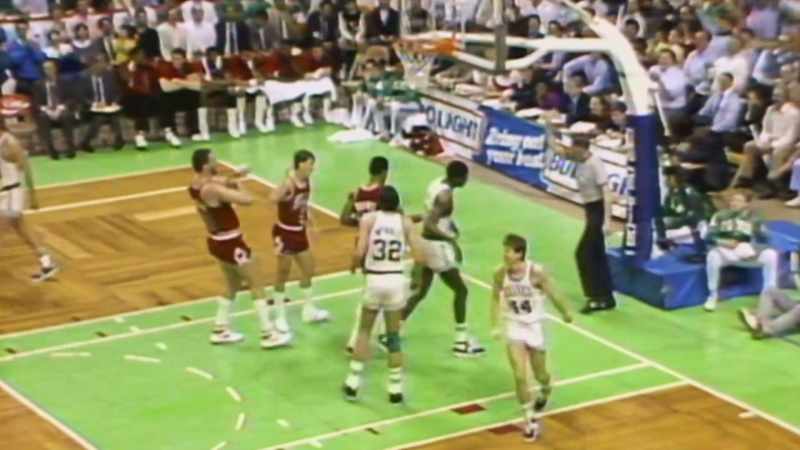 McHale, Bird, Parish, and a foul