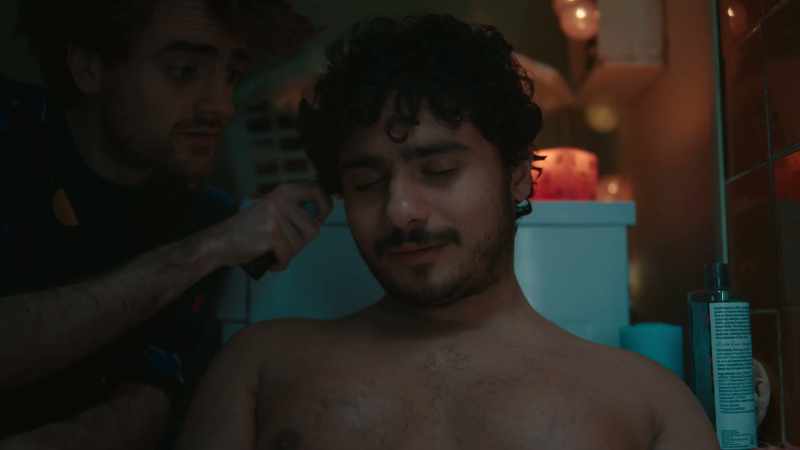 Me. - And good boys get the brush