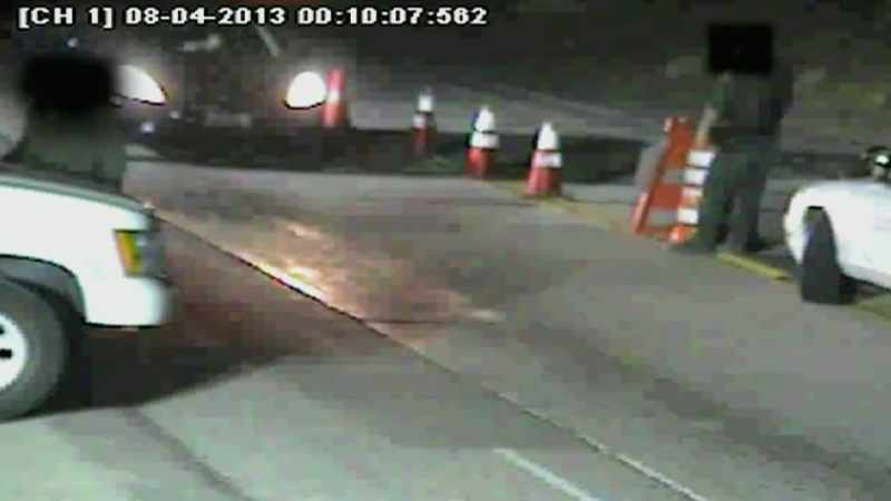 Meanwhile, a sighting at this California border checkpoint