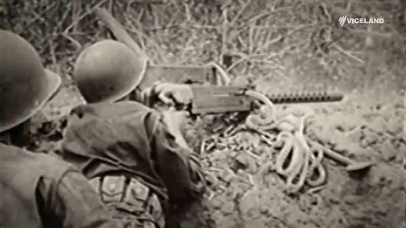 Meanwhile, Browning improved the gun by adding a water-cooled barrel