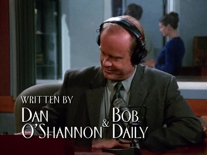Meanwhile this is Dr Frasier Crane