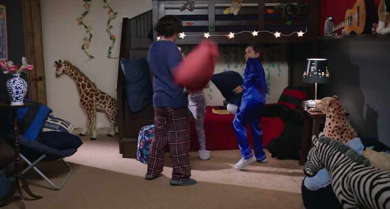 [Meara and Theo laughing] [Larry grunting]