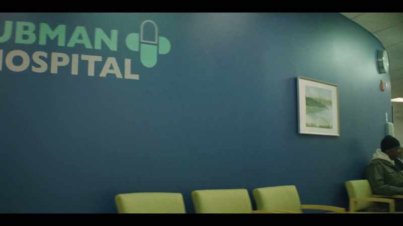 [medical devices beeping, overlapping voices]