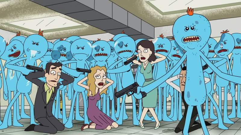 Meeseeks are not born into this world fumbling for meaning