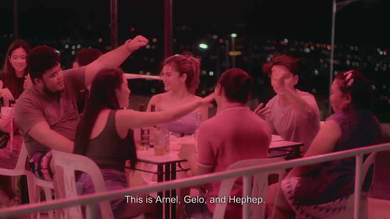 Meet Arnel, Gelo and Em-em. Talk to him, guys
