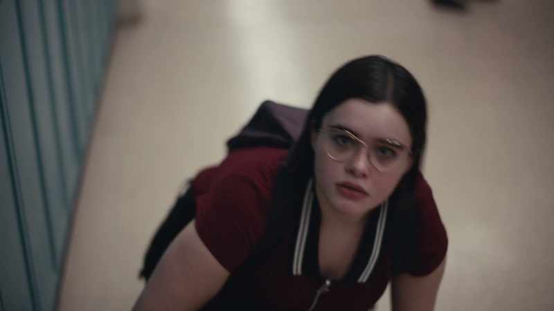 Meet me in the cafeteria in five minutes. We need to talk