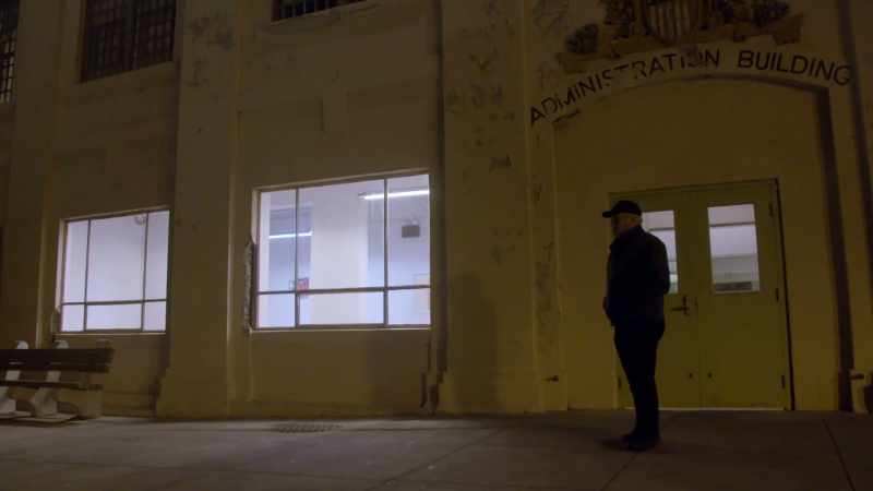 Meeting me there is Alcatraz historian John Martini