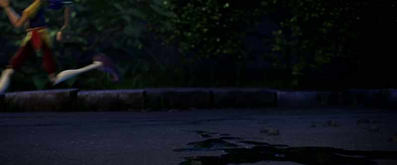 [melancholy music playing]