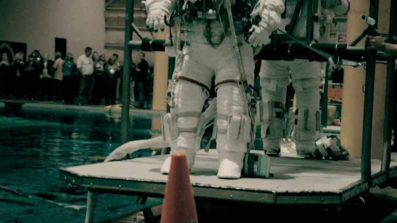 MELVIN: As you're going down in the spacesuit