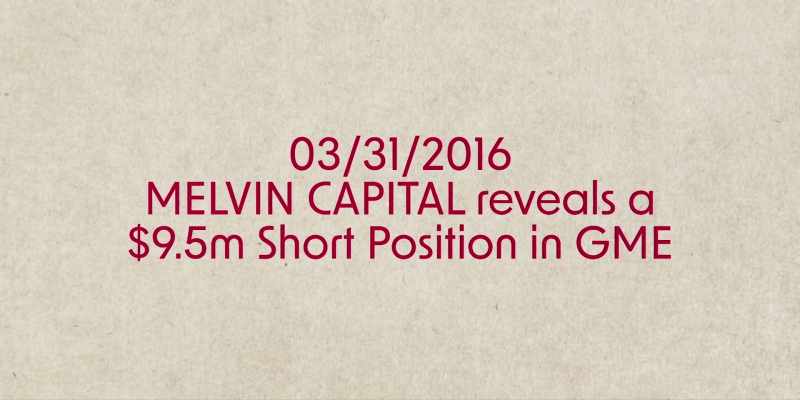 Melvin Capital continued to short GameStop