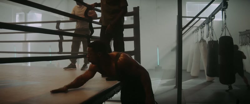 [Men clamoring]