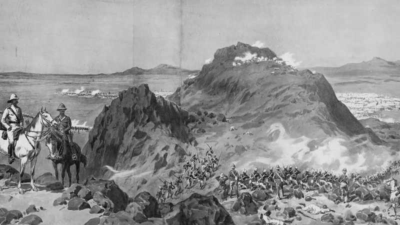 (MEN CLAMORING)
