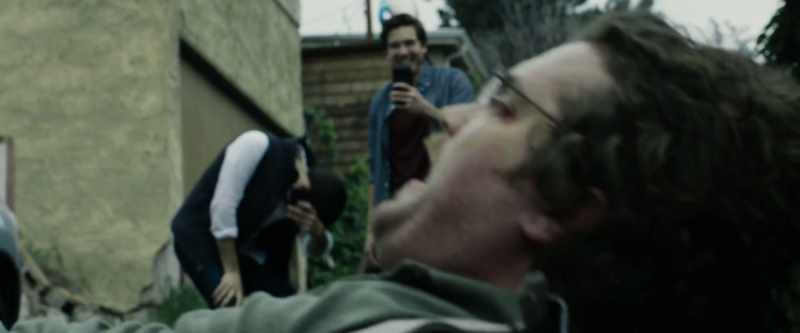 (men laughing) (Sam groaning)