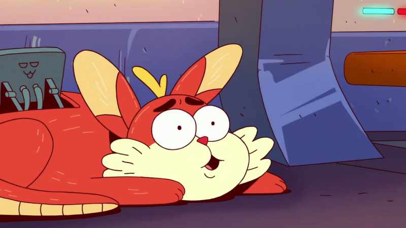 [meowing]