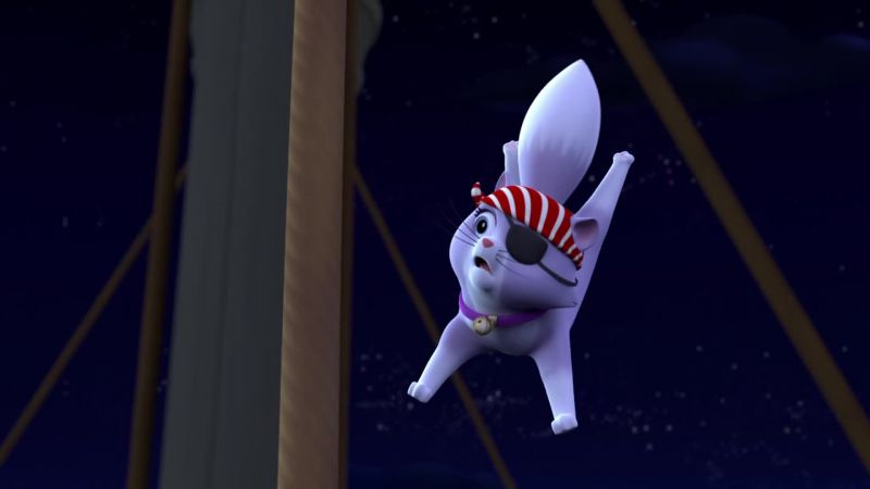 (Meowing)