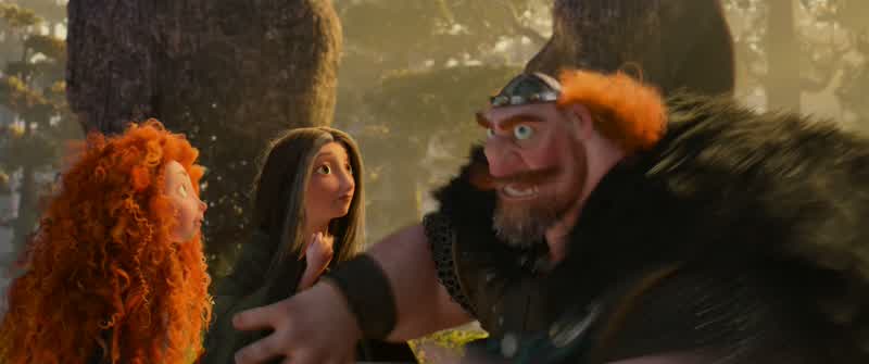 Merida, Elinor, hurry up, we're leaving!