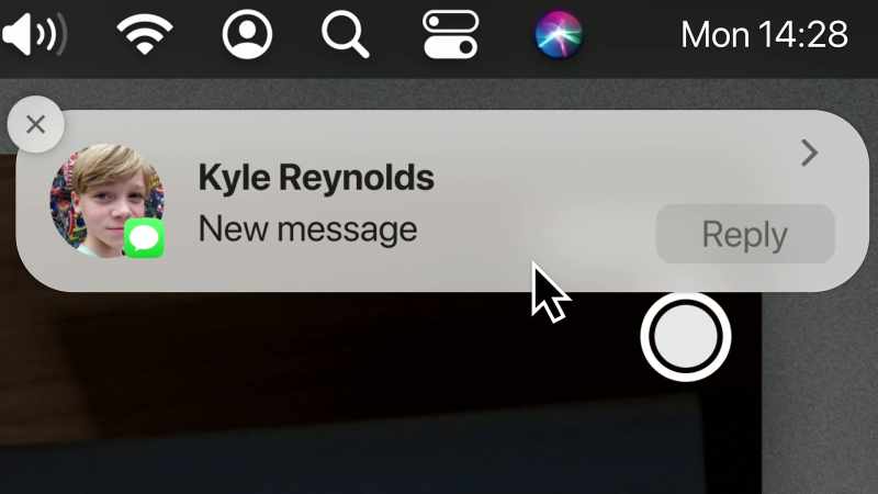 (message dings)