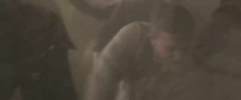 (METAL CLANGING) -(MEN EXCLAIMING)