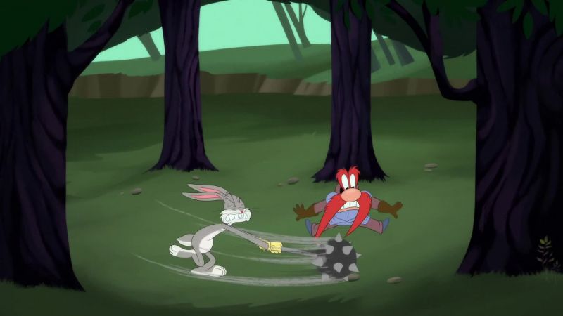 [metal clanking]