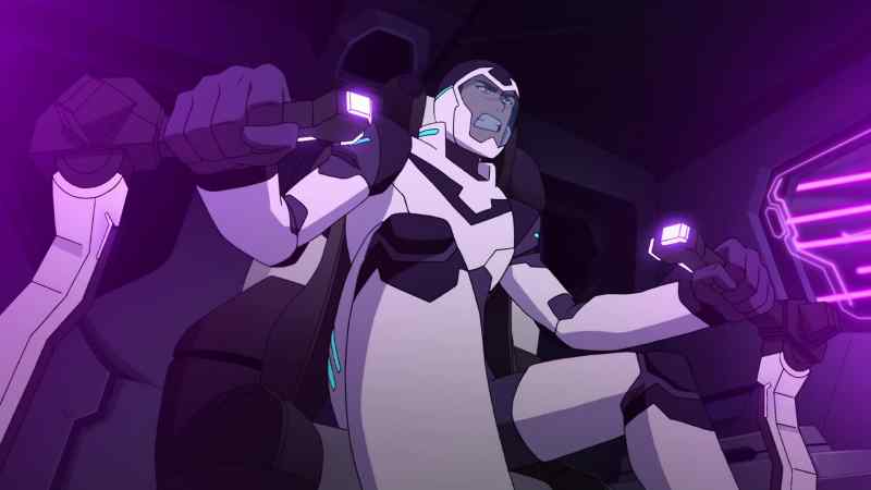 [metal creaking] -Pidge, what's it doing?