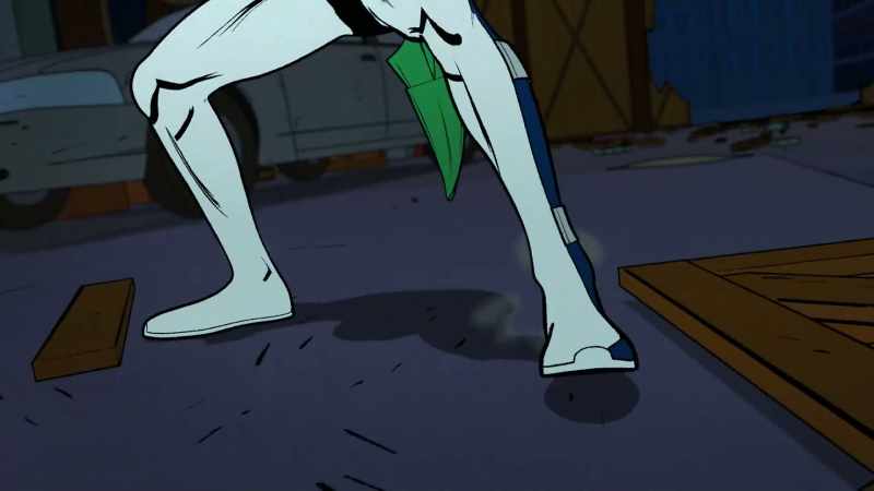 [metal creaking]